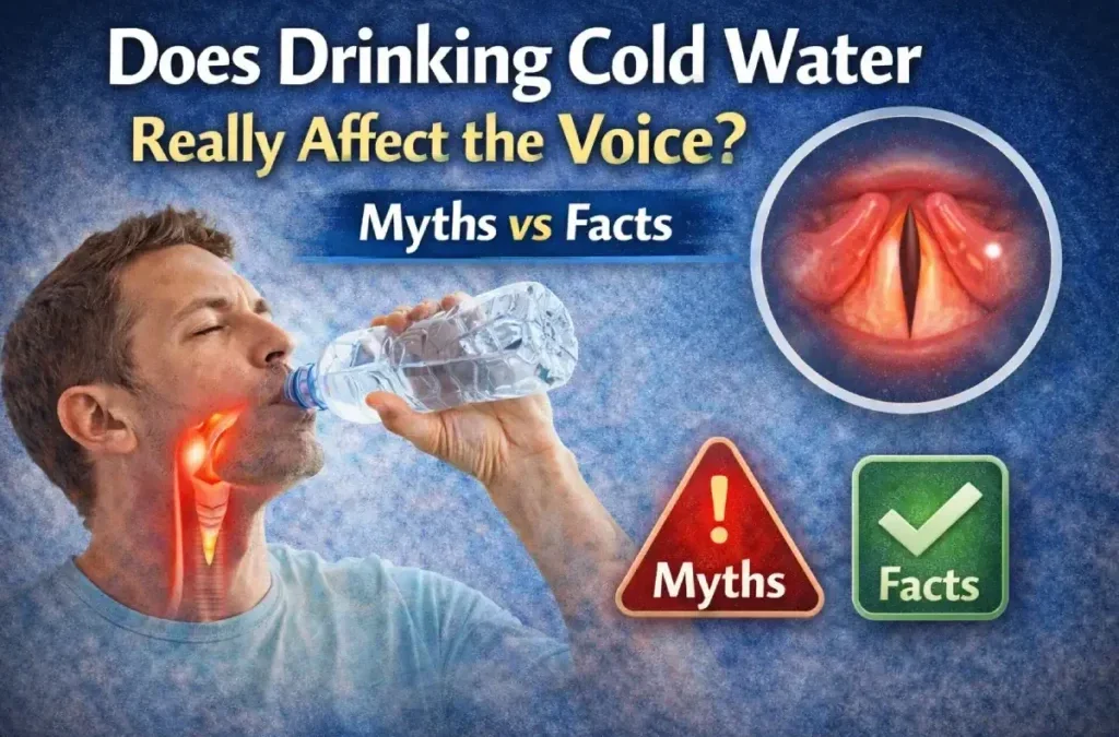 Does Drinking Cold Water Really Affect the Voice? Myths vs Facts by Dr. Shama Kovale